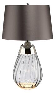 Elstead LENA-TL-S-SMOKE - Lampada da tavolo LED LENA 1xE27/60W/230V + 1xGU10/7W grigio