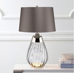 Elstead LENA-TL-S-SMOKE - Lampada da tavolo LED LENA 1xE27/60W/230V + 1xGU10/7W grigio