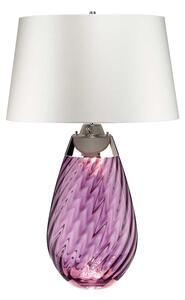 Elstead LENA-TL-L-PLUM-OWSS-Lampada da tavolo LED LENA 1xE27/40W/230V 74cm rosa/bianco