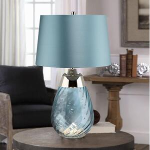 Elstead LENA-TL-S-BLU - Lampada da tavolo LED LENA 1xE27/60W/230V + 1xGU10/7W blu