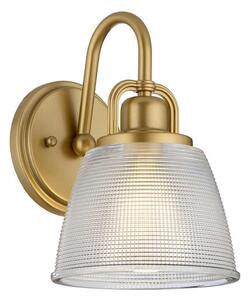 Quoizel QZ-DUBLIN1-PNBR - Lampada LED da bagno DUBLIN 1xG9/3W/230V IP44 oro