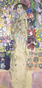 Riproduzione Portrait of Ria Munk Iii unfinished 1917 18, Gustav Klimt