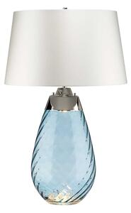 Elstead LENA-TL-L-BLU-OWSS-Lampada da tavolo LED LENA 1xE27/40W/230V 74cm blu/bianco