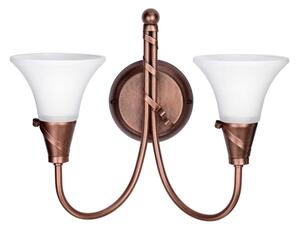 Elstead EM2-COPPER - Applique EMILY 2xE14/40W/230V