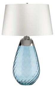 Elstead LENA-TL-L-BLU-OWSS-Lampada da tavolo LED LENA 1xE27/40W/230V 74cm blu/bianco