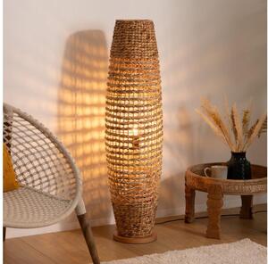 Atmosphera - Lampada con piedistallo SAND 1xE27/40W/230V faggio/giacinto d'acqua
