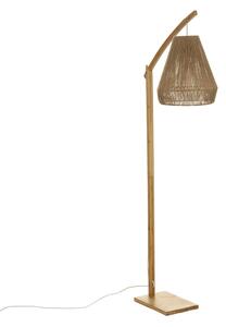 Atmosphera - Lampada con piedistallo PALM 1xE27/60W/230V bambù/canapa