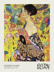 Riproduzione La signora con il ventaglio, Gustav Klimt