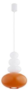 Argon 8822 - Lampadario a sospensione con filo DIEGO 1xGU10/5W/230V bianco/arancione