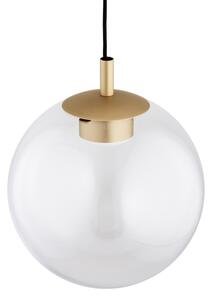 Argon 8828 - Lampadario a sospensione con filo SACRAMENTO 1xGX53/8W/230V limpido/oro