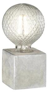 WOFI 8213.01.50.7000 - Lampada da tavolo BROAD 1xE27/10W/230V calcestruzzo