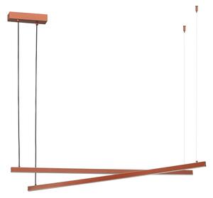 Argon 8837 - Lampadario LED a sospensione con filo MIAMI LED/74W/230V 3000K marrone