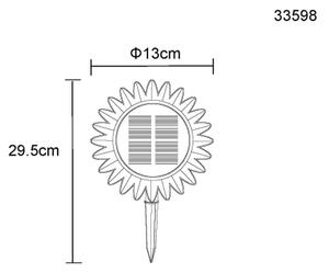Globo 33598 - Lampada LED solare LED/0,06W/3V IP44
