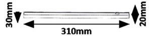Rabalux 5216 - Illuminazione LED sottopensile GREG LED/4W/230V