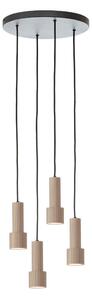 Brilliant - Lampadario a sospensione con filo CADIZ 4xGU10/10W/230V diametro 35 cm bronzo