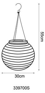 Globo 339700S - LED Lampada solare a sospensione LED/0,5W/3V IP44 beige