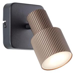 Brilliant - Luce Spot da parete a LED CADIZ 1xGU10/5W/230V bronzo