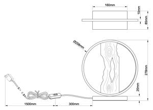 Brilliant - Lampada da tavolo LED CHAUMONT LED/7,5W/230V