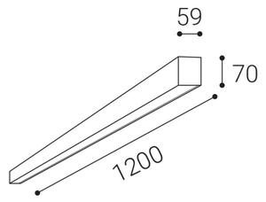 LED2 - Plafoniera LED dimmerabile NOLI LED/40W/230V 3000K/3500K/4000K bianco