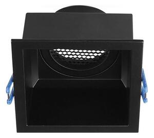 Plafoniera GU10 9x9 cm nera