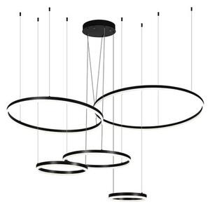 Lampadario a sospensione con filo LED dimmerabile LED/220W/230V 3000-6500K + telecomando