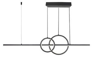 Lampadario LED a sospensione con filo LED/15W/230V 4000K 80 cm nero