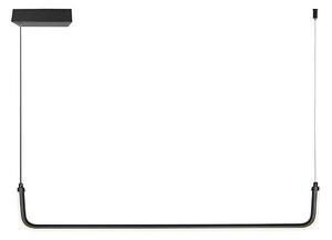 Lampadario LED a sospensione con filo LED/12W/230V 4000K 90 cm nero