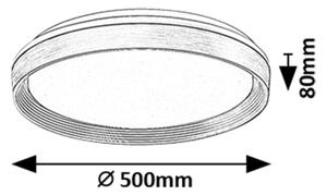 Rabalux 71308 - Plafoniera LED dimmerabile LADAN LED/48W/230V 3000-6500K + TC