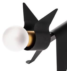Lucande Idalina Lampada LED da tavolo, gatto, nero