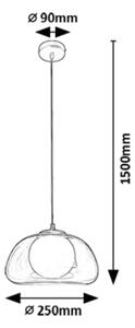 Rabalux 72274 - Lampadario a sospensione con filo ELOWEN 1xG9/5W/230V limpido