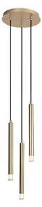 Rabalux 72359 - Lampadario a sospensione con filo RAMIRA 3xG9/5W/230V oro