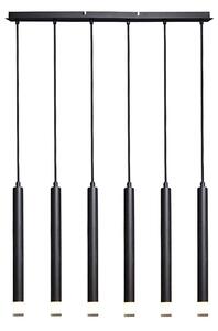 Rabalux 72362 - Lampadario a sospensione con filo RAMIRA 6xG9/5W/230V nero