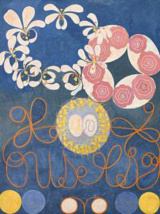 Riproduzione The 10 Largest No 1 Blue Abstract - Hilma af Klint