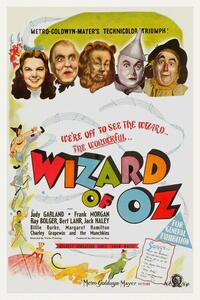 Riproduzione The Wonderful Wizard of Oz Ft Judy Gardland Vintage Cinema Retro Movie Theatre Poster Iconic Film Advert