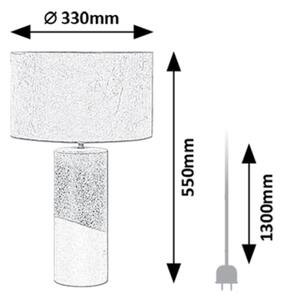 Rabalux 74219 - Lampada da tavolo YELDA 1xE27/40W/230V