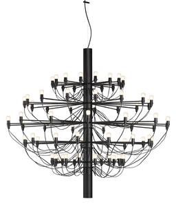 FLOS 2097/75 lampadario LED, ghiacciato, nero
