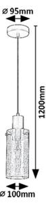 Rabalux 72037 - Lampadario a sospensione con filo FUMEA 1xE27/60W/230V