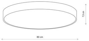 Brilagi - Plafoniera CLARE 6xE27/40W/230V diametro 80 cm beige