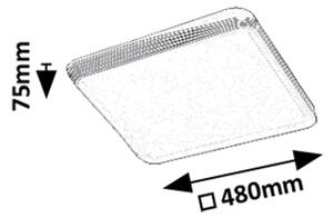 Rabalux 71166 - Plafoniera LED DRUZOR LED/40W/230V 3000K