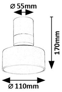 Rabalux 71326 - Plafoniera LED OVIDIA LED/10W/230V 3000K bianca
