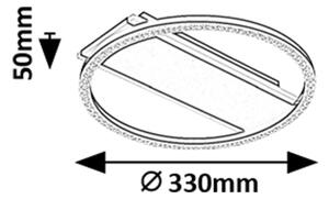Rabalux 71369 - Plafoniera LED KERSTIN LED/24W/230V 3000K