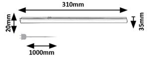 Rabalux 78007 - Lampada LED sottopensile BAREG LED/4W/230V 3000/4000K bianco