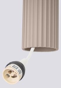 Brilagi - Lampadario LED su cavo CRESTO 2xGU10/10W/230V taupe