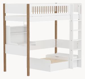 Letto a scomparsa 2 in 1 in legno con scrivania Nor