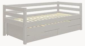 Letto per bambini in legno di pino con contenitore Classic