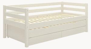Letto per bambini in legno di pino con contenitore Classic