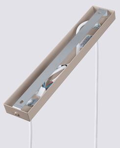 Brilagi - Lampadario LED su cavo CRESTO 2xGU10/10W/230V taupe