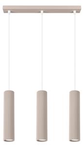 Brilagi - Lampadario LED a sospensione su cavo CRESTO 3xGU10/10W/230V taupe