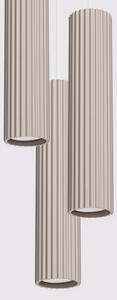 Brilagi - Lampadario LED a cavo CRESTO 3xGU10/10W/230V tortora