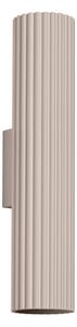 Brilagi - Applique da parete LED CRESTO 2x GU10 / 10 W / 230 V, 30 cm, taupe